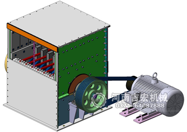 建筑廢料破碎機(jī)工作原理